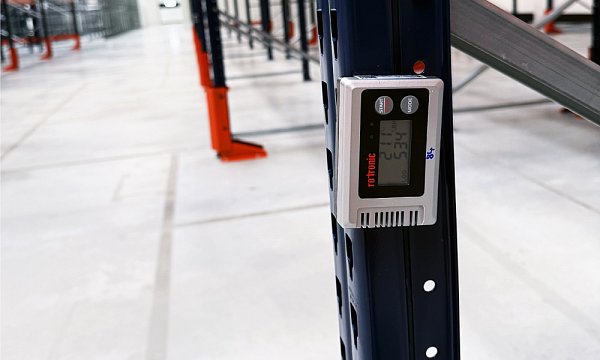 Teplotní a vlhkostní mapy skladových prostorů